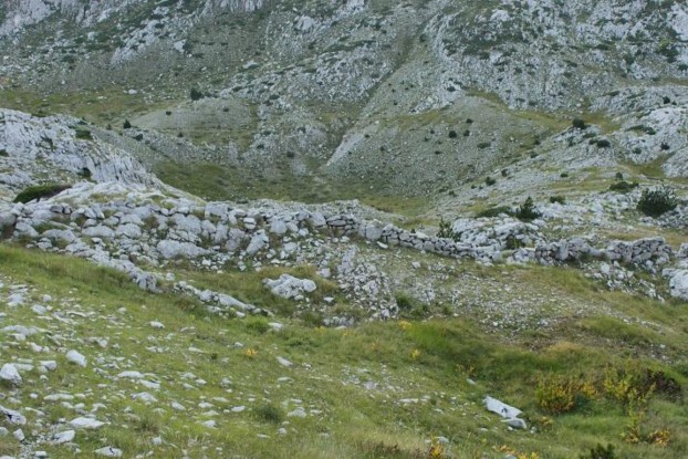 Fotografi 3: Fragment i murit prej guri në kullotat pranë Sheut të Bardhë